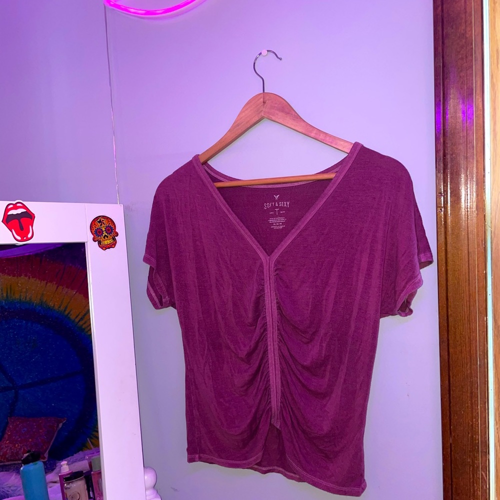 ae soft & sext top